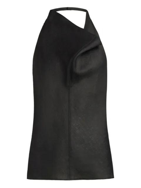 halterneck cowl-neck blouse by 12 STOREEZ