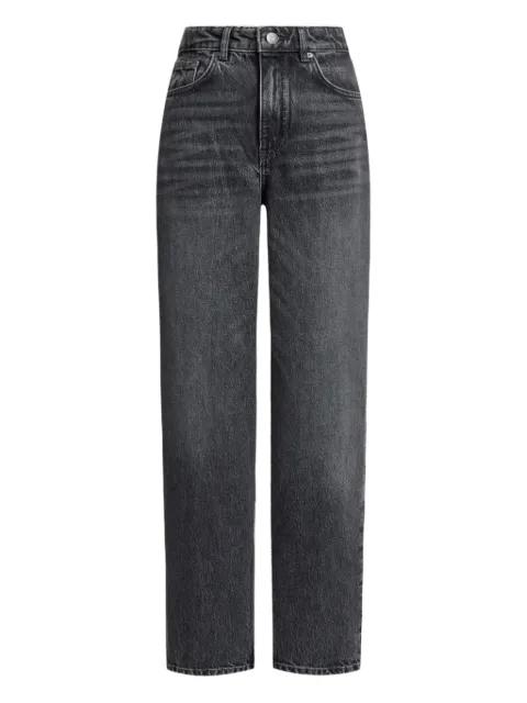 high-rise straight-leg jeans by 12 STOREEZ