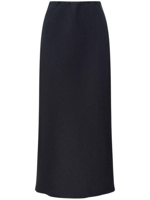 high-waisted linen skirt by 12 STOREEZ