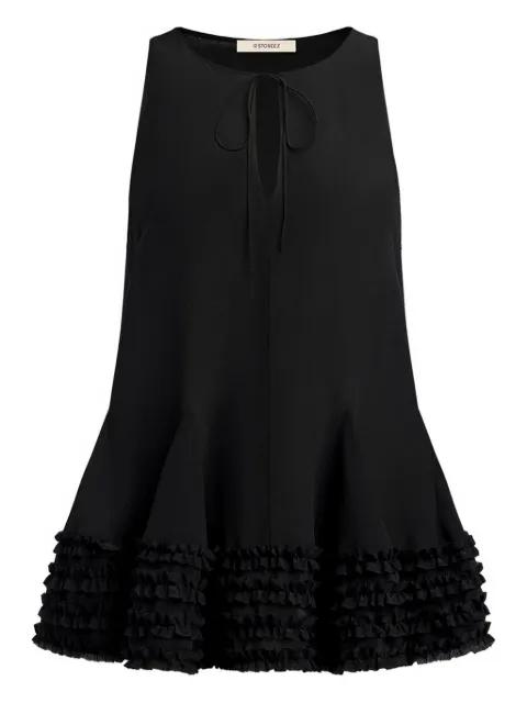keyhole ruffled dress by 12 STOREEZ
