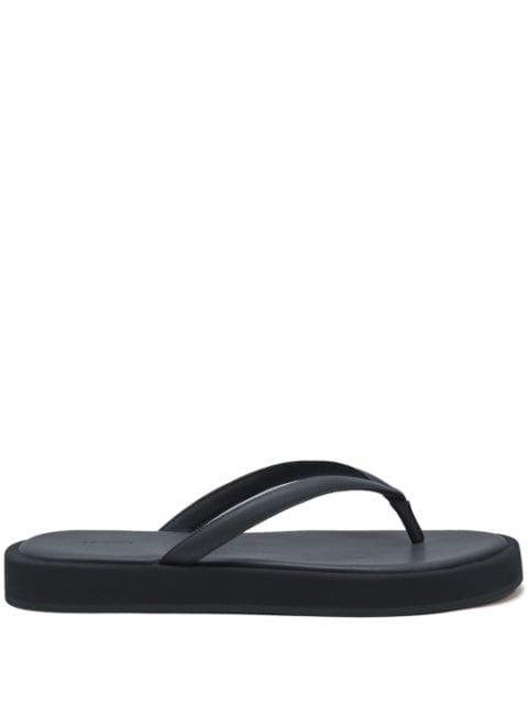 leather thong flip flops by 12 STOREEZ