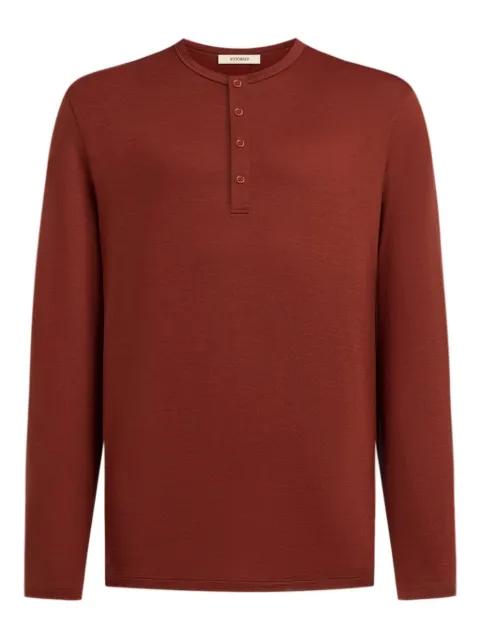long-sleeve Henley T-shirt by 12 STOREEZ