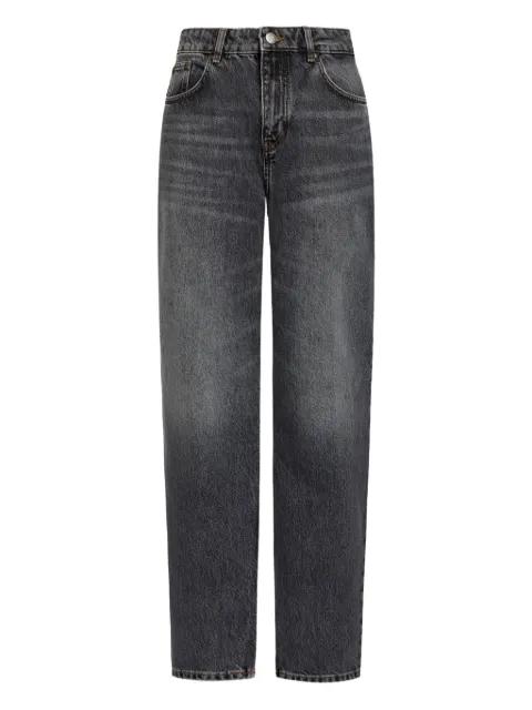 patch-detail straight-leg jeans by 12 STOREEZ