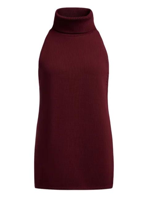 roll neck sleeveless sweater by 12 STOREEZ