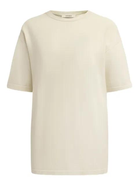 silk-cotton knit T-shirt by 12 STOREEZ