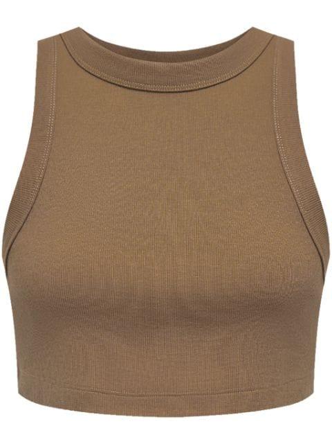 sleeveless cotton crop top by 12 STOREEZ