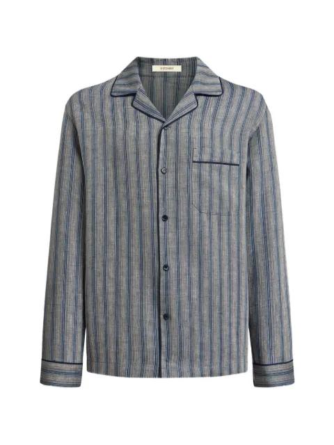 striped pyjama-style trousers and shirt set by 12 STOREEZ