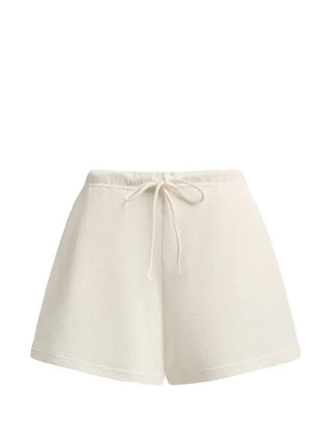 textured drawstring shorts by 12 STOREEZ