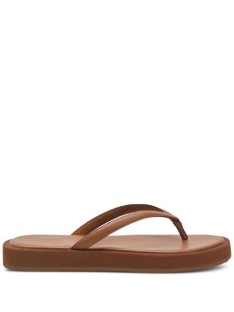 thong leather flip flops by 12 STOREEZ