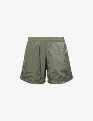 Drawstring Nylon Bermuda Shorts by 120% LINO