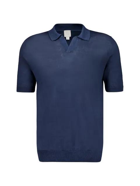 Marine V-neck T-shirt by 120% LINO