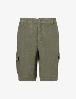 Men Bermuda Linen Shorts by 120% LINO