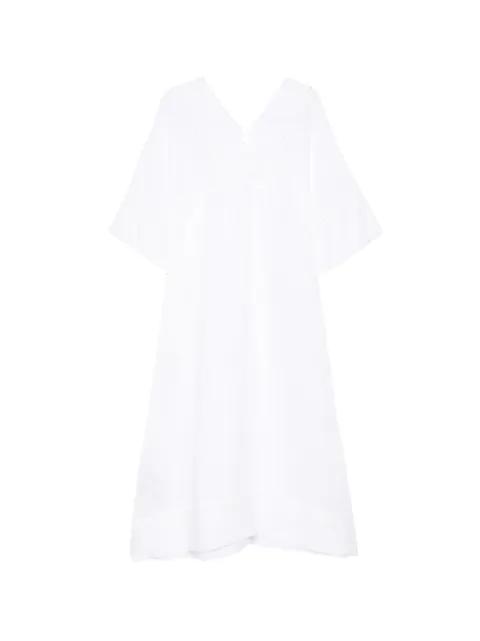 V-neck kaftan by 120% LINO