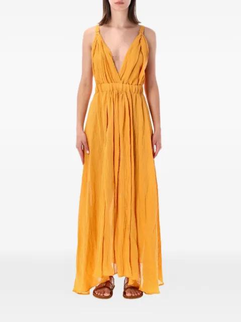 V-neck maxi dress by 120% LINO