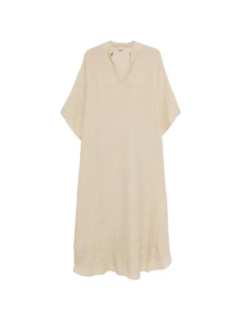 V-neck shift dress by 120% LINO