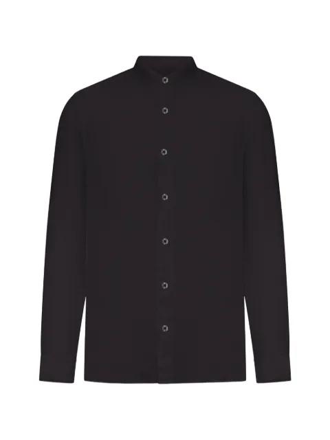 band-collar linen shirt by 120% LINO