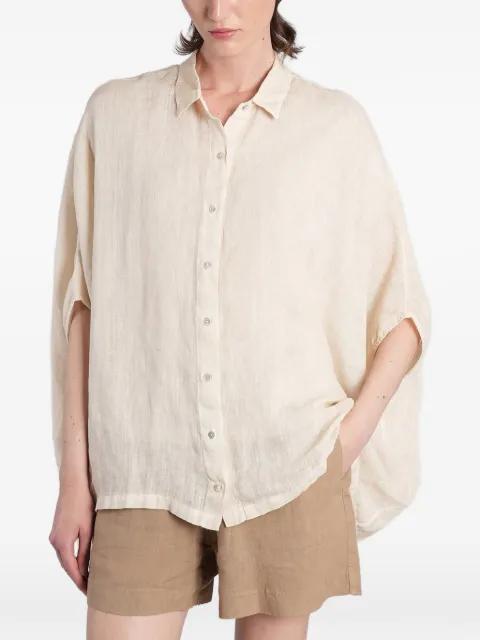 batwing-sleeve shirt by 120% LINO