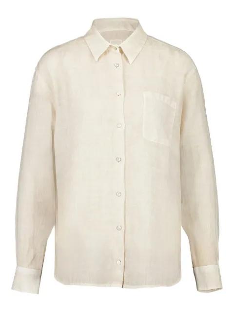button-down pocket shirt by 120% LINO