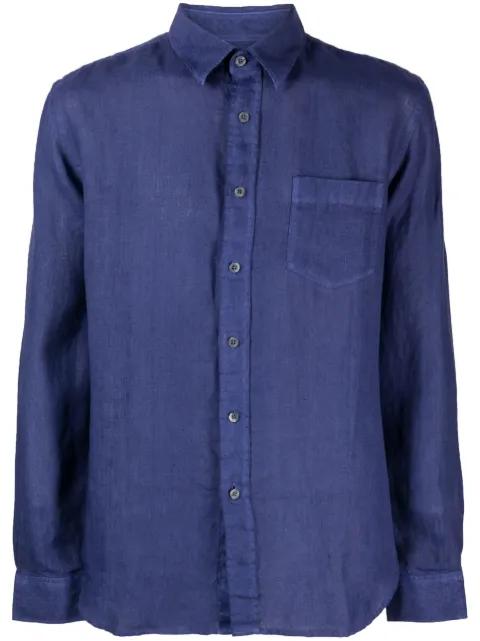 button-up linen shirt by 120% LINO