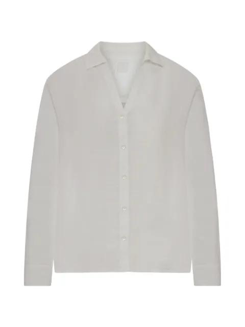 button-up linen shirt by 120% LINO