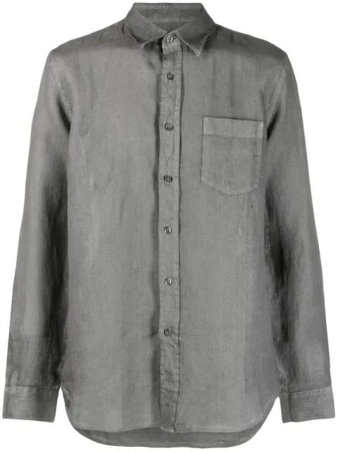 button-up linen shirt by 120% LINO