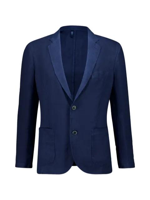 buttoned V-neck blazer by 120% LINO