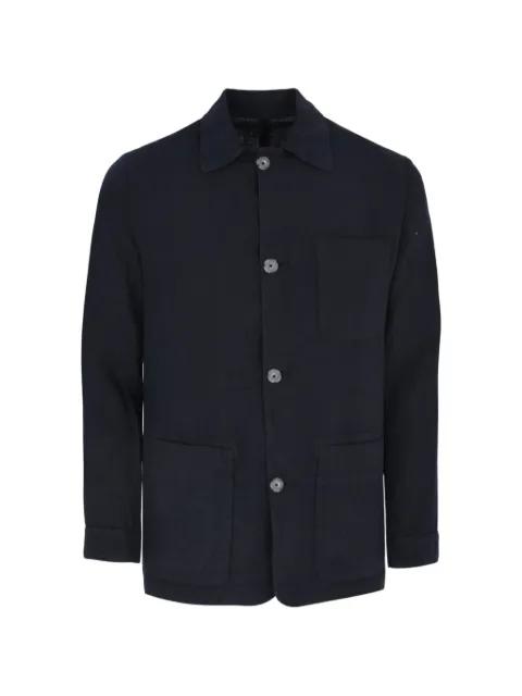 buttoned pocket jacket by 120% LINO