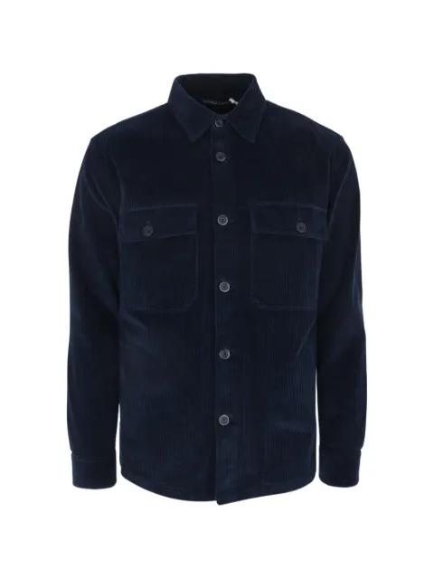 corduroy-effect pocket overshirt by 120% LINO