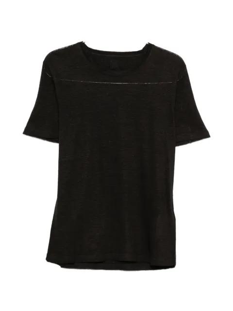 crew-neck T-shirt by 120% LINO