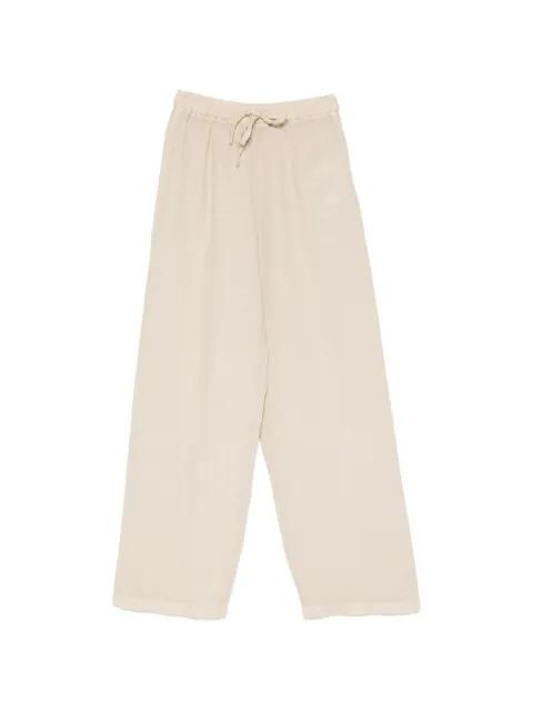 drawstring-fastening trousers by 120% LINO