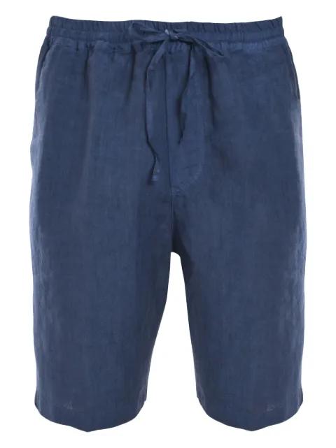 drawstring linen shorts by 120% LINO
