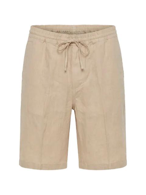 drawstring linen shorts by 120% LINO