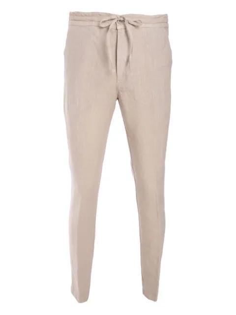 drawstring-waist trousers by 120% LINO