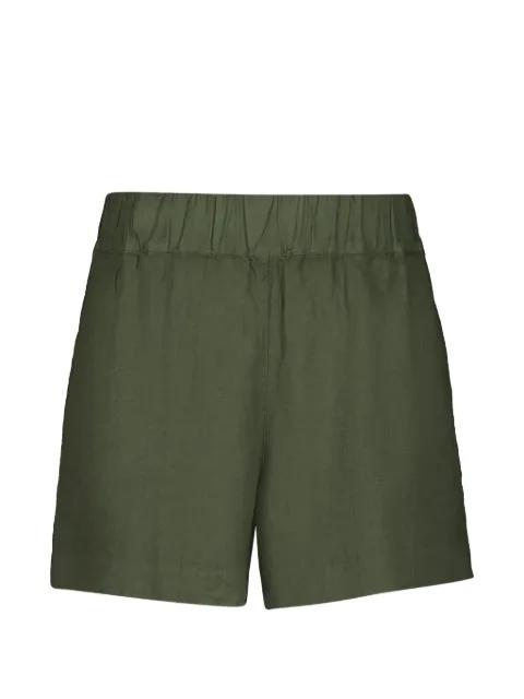 elasticated-waist shorts by 120% LINO