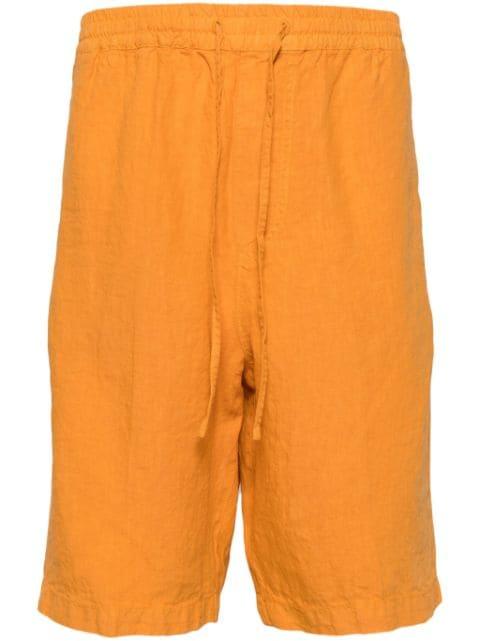 linen bermuda shorts by 120% LINO