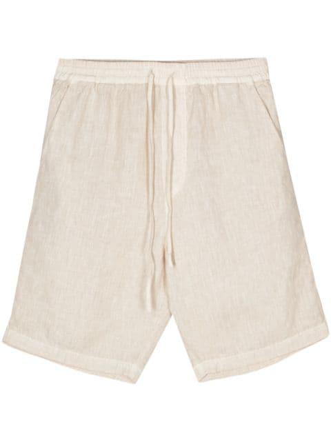 linen bermuda shorts by 120% LINO