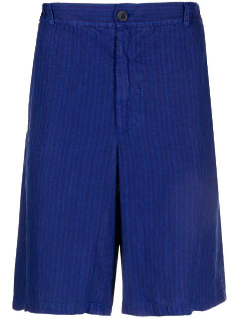 linen bermuda shorts by 120% LINO