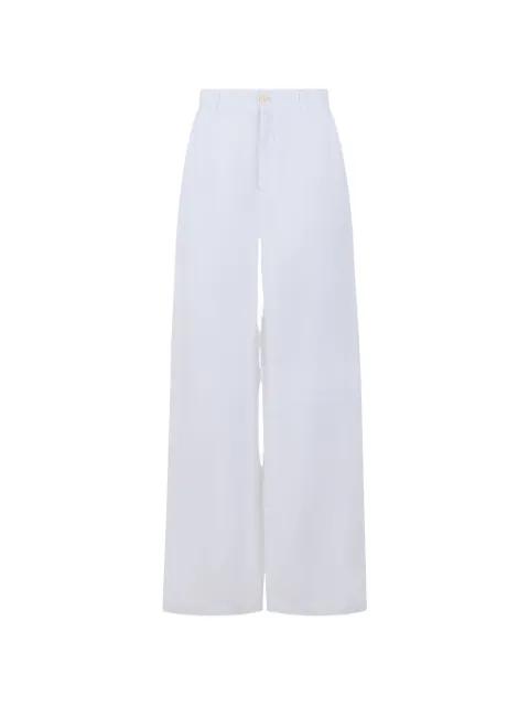 linen palazzo trousers by 120% LINO