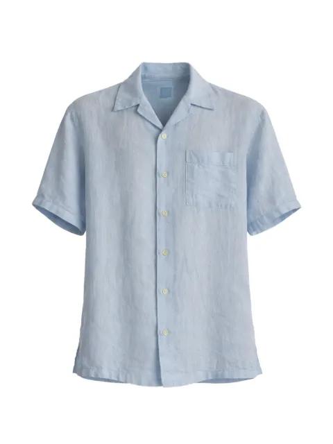 linen short-sleeve shirt by 120% LINO
