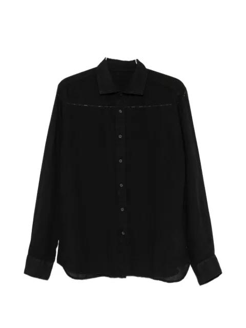 long-sleeve button-up shirt by 120% LINO