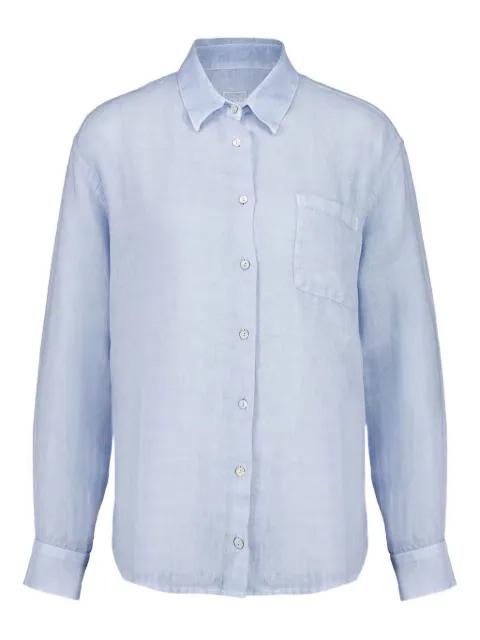 long-sleeve button-up shirt by 120% LINO