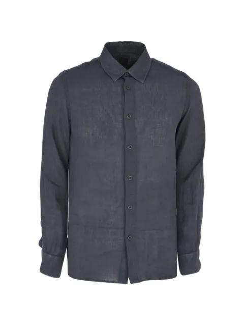 long-sleeve contemporary fit shirt by 120% LINO