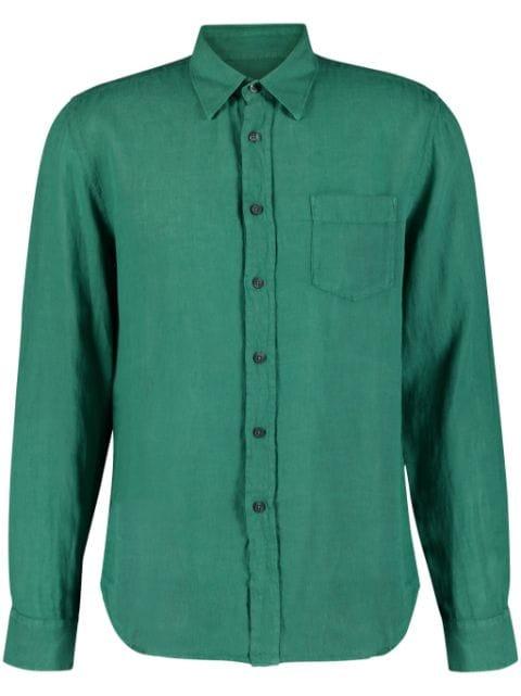 long-sleeve linen shirt by 120% LINO