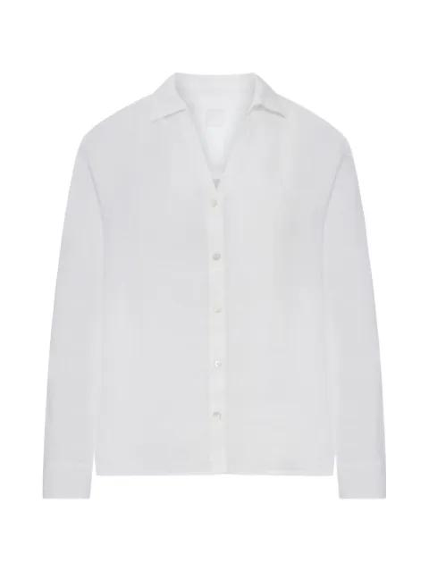 long-sleeve linen shirt by 120% LINO