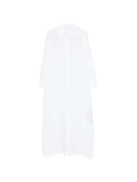longline button-down maxi dress by 120% LINO