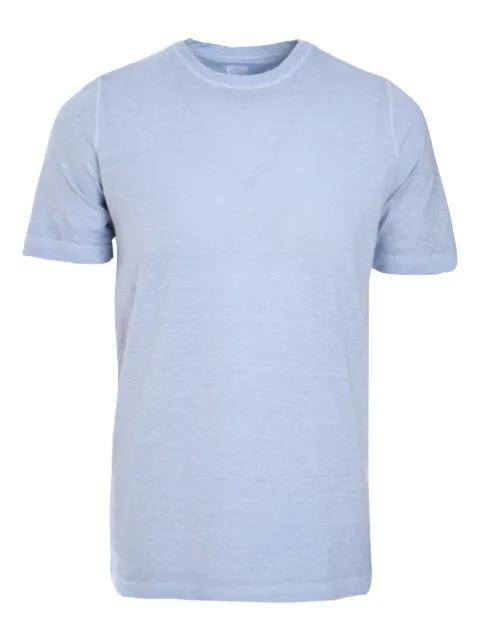mélange-effect crew-neck T-shirt by 120% LINO
