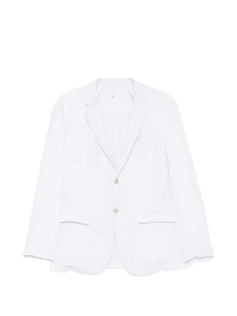 notch-lapel single-breasted blazer by 120% LINO