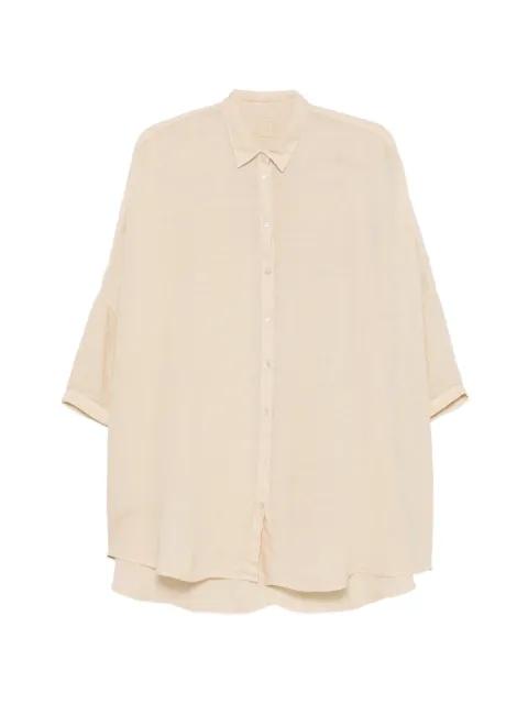 oversized button-down top by 120% LINO
