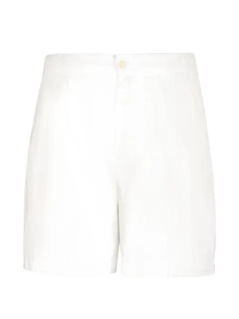 pleated linen shorts by 120% LINO