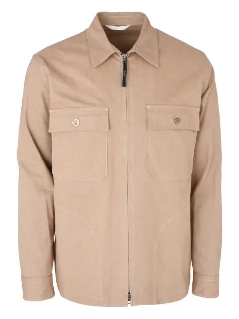 pocket zip jacket by 120% LINO